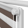 vidaXL Tenda a rullo zebrata 100% Poliestere 80x150 cm Caffè - Image 23 of 36