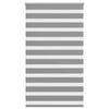 vidaXL Tenda a rullo zebra 80,9x175 cm Tessuto Larghezza 76,7 cm grigio - Image 2 of 12