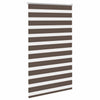 vidaXL Tenda a rullo zebrata 100% Poliestere 80x150 cm Caffè - Image 8 of 36