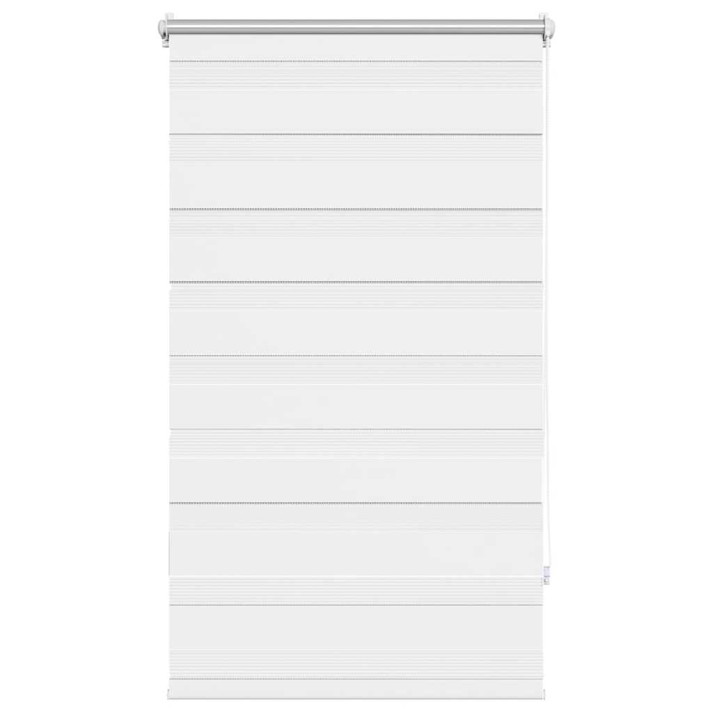 vidaXL Tenda a Rullo Zebra Bianca 80 x 150 cm - Controllo Luce Elegante - Image 3 of 24