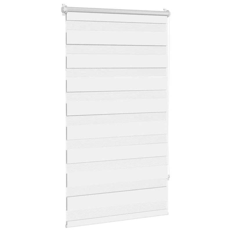 vidaXL Tenda a Rullo Zebra Bianca 80 x 150 cm - Controllo Luce Elegante - Image 6 of 24