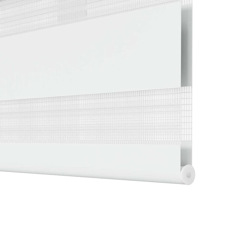 vidaXL Tenda a Rullo Zebra Bianca 80 x 150 cm - Controllo Luce Elegante - Image 18 of 24