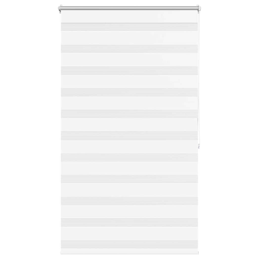 vidaXL Tenda a rullo zebrata 100,9x175 cm Larghezza tessuto 96,7 cm bianco - Image 2 of 12