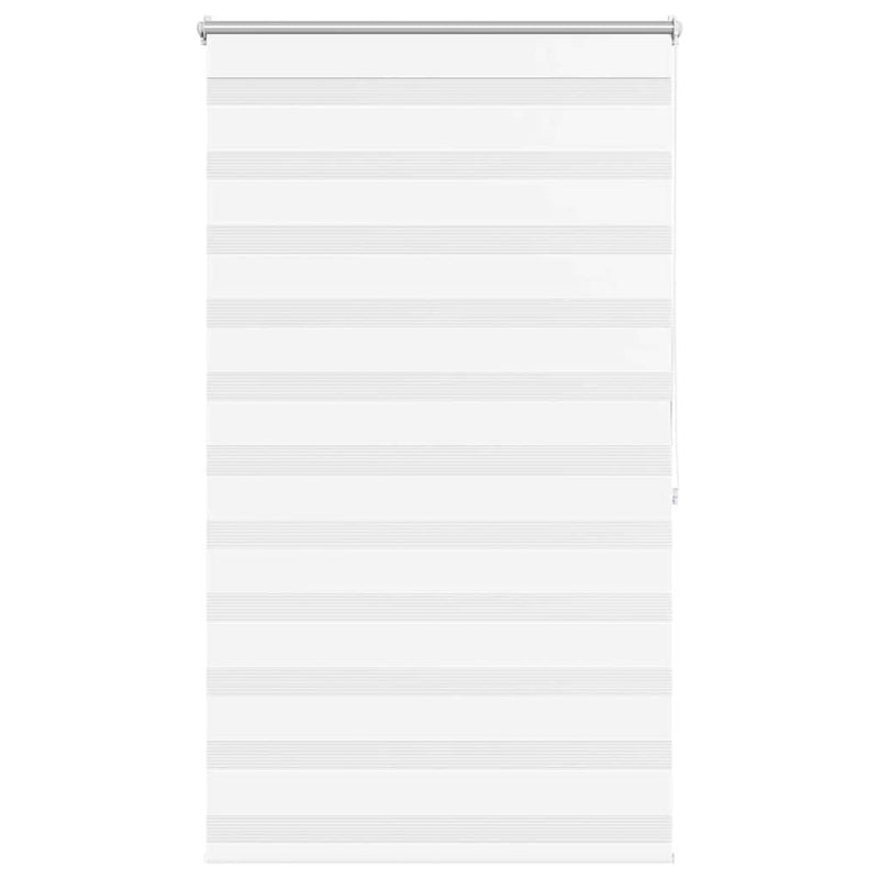 vidaXL Tenda a rullo zebrata 100,9x175 cm Larghezza tessuto 96,7 cm bianco - Image 2 of 12
