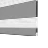 Tenda a Rullo Zebra vidaXL Grigia 100x175 cm - Doppio Strato Filtrante - Image 9 of 12