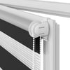 Tenda a Rullo Zebrata Nera 140x175 cm - Filtrante e Oscurante - immagine 8 | SolPatio - Image 8 of 12