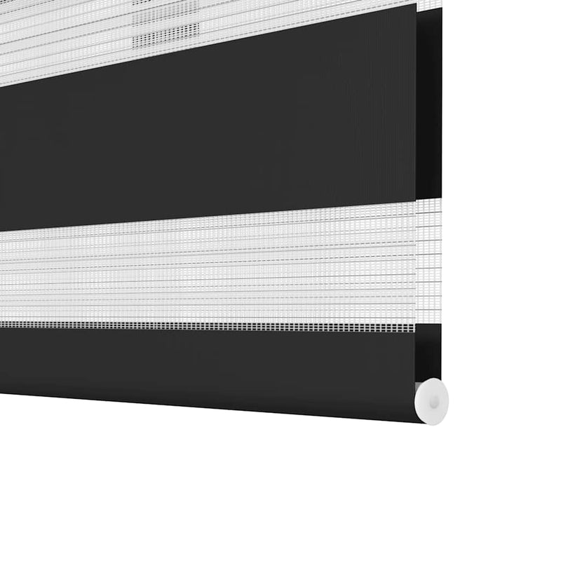 Tenda a Rullo Zebrata Nera 140x175 cm - Filtrante e Oscurante - immagine 9 | SolPatio - Image 9 of 12