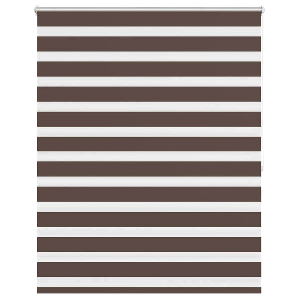 Tenda a Rullo Zebrata Giorno e Notte Effetto Caffè, 140x175 cm - immagine 2 | SolPatio