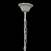 vidaXL Lampadario a 5 Lampadine in Vetro Artificiale, Ø 40 cm, Trasparente - Image 6 of 7