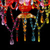 Lampadario di Design Multicolore in Cristallo Artificiale a 5 Luci - Image 5 of 7