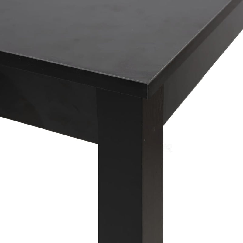 vidaXL Tavolo da Bar in MDF Nero 115x55x107 cm - Image 4 of 5