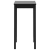 vidaXL Mesa de Bar de MDF Negro 55x55x107 cm - Image 3 of 4