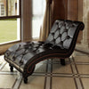 vidaXL Faux Leather Chaise Lounge, 145 x 52 x 77 cm, Brown, 110 kg Capacity - Image 1 of 5