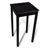 vidaXL Set Tavolino Bar 55x55x107 cm con 2 Sgabelli Imbottiti Nero - Image 4 of 12