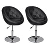 vidaXL Bar Stools 4 pcs Black Faux Leather - Image 6 of 13