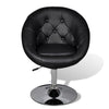 vidaXL Bar Stools 4 pcs Black Faux Leather - Image 12 of 13