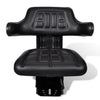 vidaXL Sedile per Trattore con Sospensione in Acciaio e PVC 48x50x59 cm Nero - Image 6 of 19