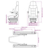 vidaXL Sedile per Trattore con Sospensione - Image 6 of 6