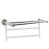 vidaXL Porta Asciugamani 2 Barre in Acciaio Inox 60 cm Argento - Image 2 of 6