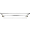 vidaXL Porta Asciugamani 2 Barre in Acciaio Inox 60 cm Argento - Image 3 of 6