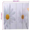 vidaXL Folding Room Divider 160x170cm with Flower Print - Image 5 of 5