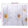 vidaXL Folding Room Divider 120x170 cm with Flower Print - Image 9 of 9