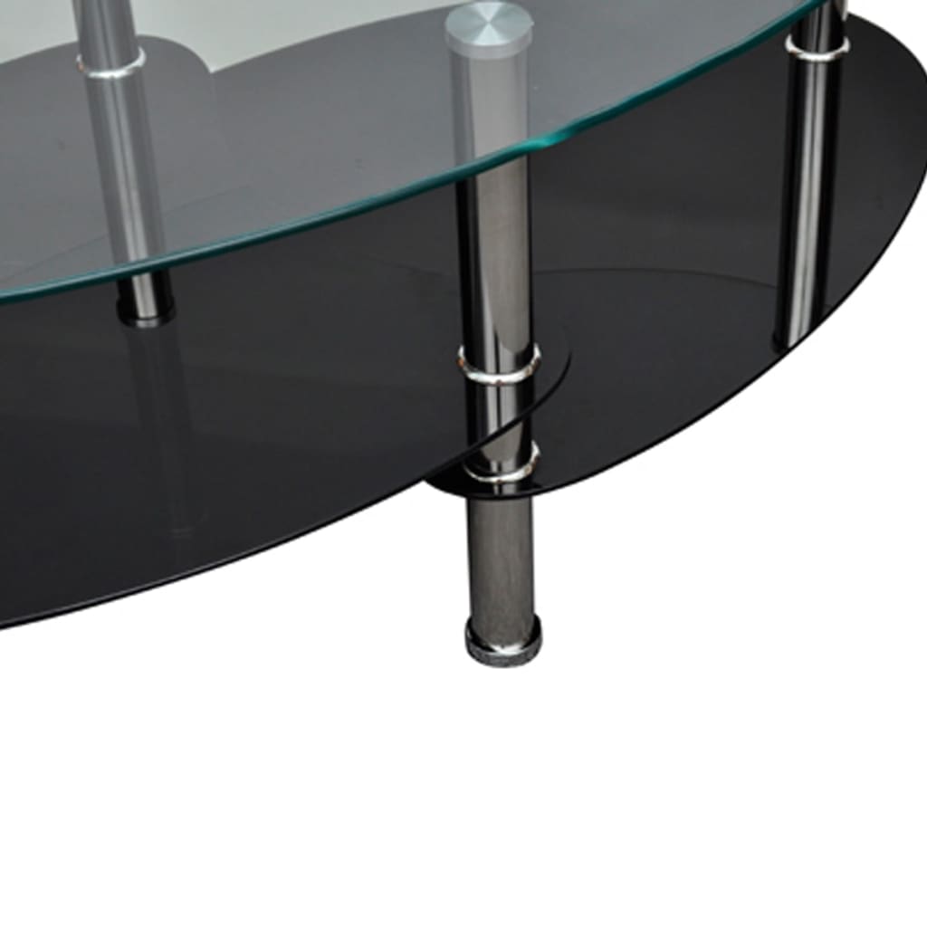 vidaXL Tavolino da Salotto con Design Esclusivo Nero - Image 3 of 3