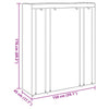 vidaXL Armadio in Tessuto con Scomparti e Aste 45x150x176 cm Nero - Image 8 of 10