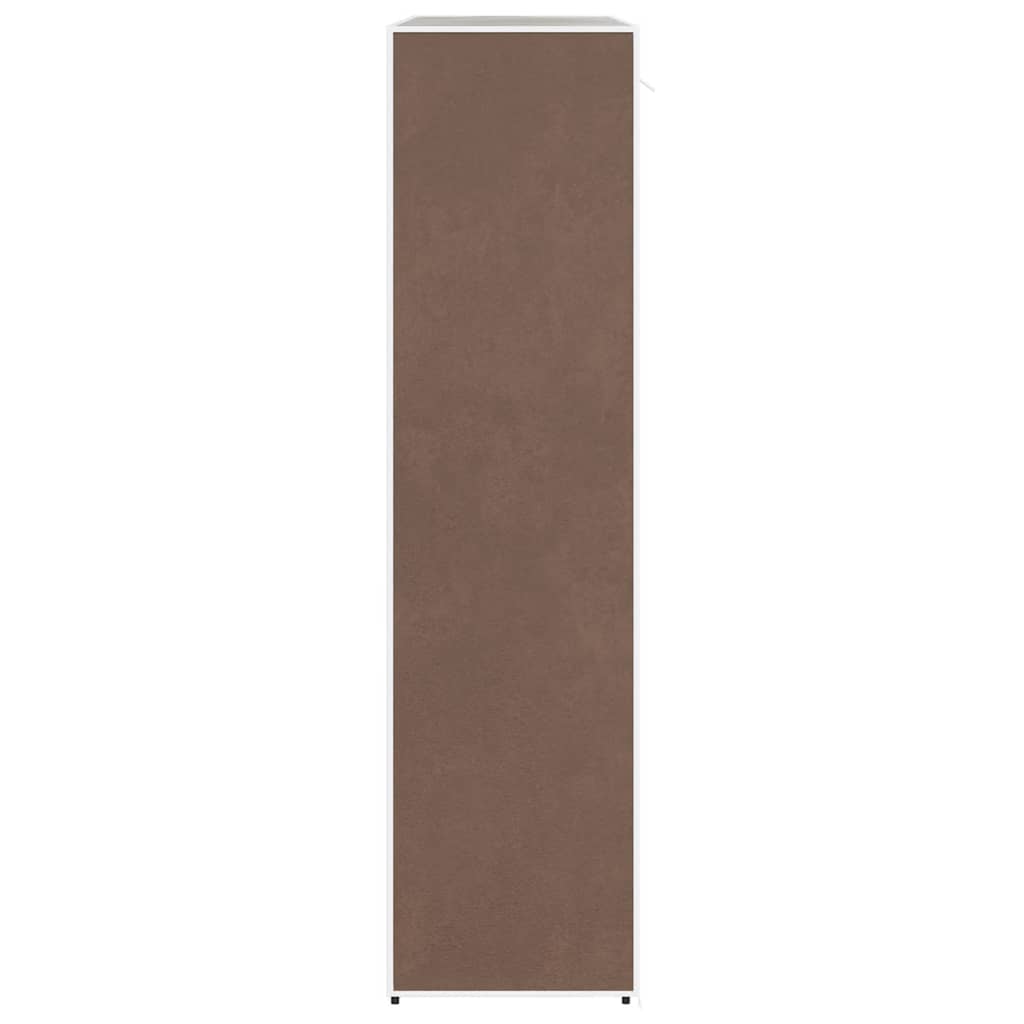 vidaXL Armario de Tela con Compartimentos y Barras 45x150x176 cm Marrón - Image 4 of 10