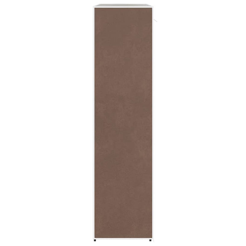vidaXL Armario de Tela con Compartimentos y Barras 45x150x176 cm Marrón - Image 4 of 10