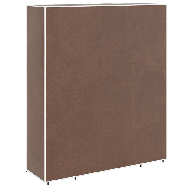 vidaXL Armario de Tela con Compartimentos y Barras 45x150x176 cm Marrón - Image 5 of 10
