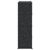 vidaXL Armario Modular con 9 Compartimentos 109x36,5x143 cm Negro y Blanco - Image 4 of 11