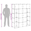 vidaXL Armario Modular 14 Compartimentos Negro y Blanco 37x146x180,5 cm - Image 16 of 18