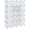 vidaXL Armadietto Modulare 14 Scomparti 37 x 146 x 180,5 cm Bianco - Image 4 of 18
