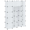 vidaXL Armadietto Modulare 14 Scomparti 37 x 146 x 180,5 cm Bianco - Image 5 of 18