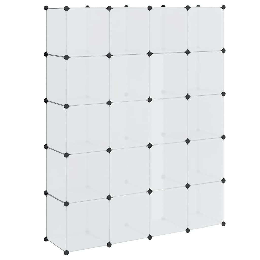 vidaXL Armadietto Modulare 14 Scomparti 37 x 146 x 180,5 cm Bianco - Image 9 of 18