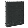 vidaXL Armadietto Modulare 18 Scomparti Nero e Bianco 37x146x180,5 cm - Image 5 of 9