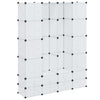 vidaXL Armadietto Modulare 14 Scomparti 37 x 146 x 180,5 cm Bianco - Image 3 of 18