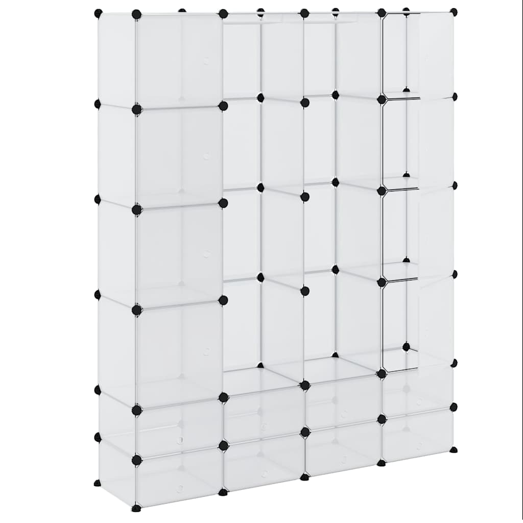 vidaXL Armadietto Modulare 14 Scomparti 37 x 146 x 180,5 cm Bianco - Image 6 of 18