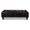 vidaXL Panca Contenitore in MDF 111 x 34 x 37 cm Marrone - Image 1 of 5