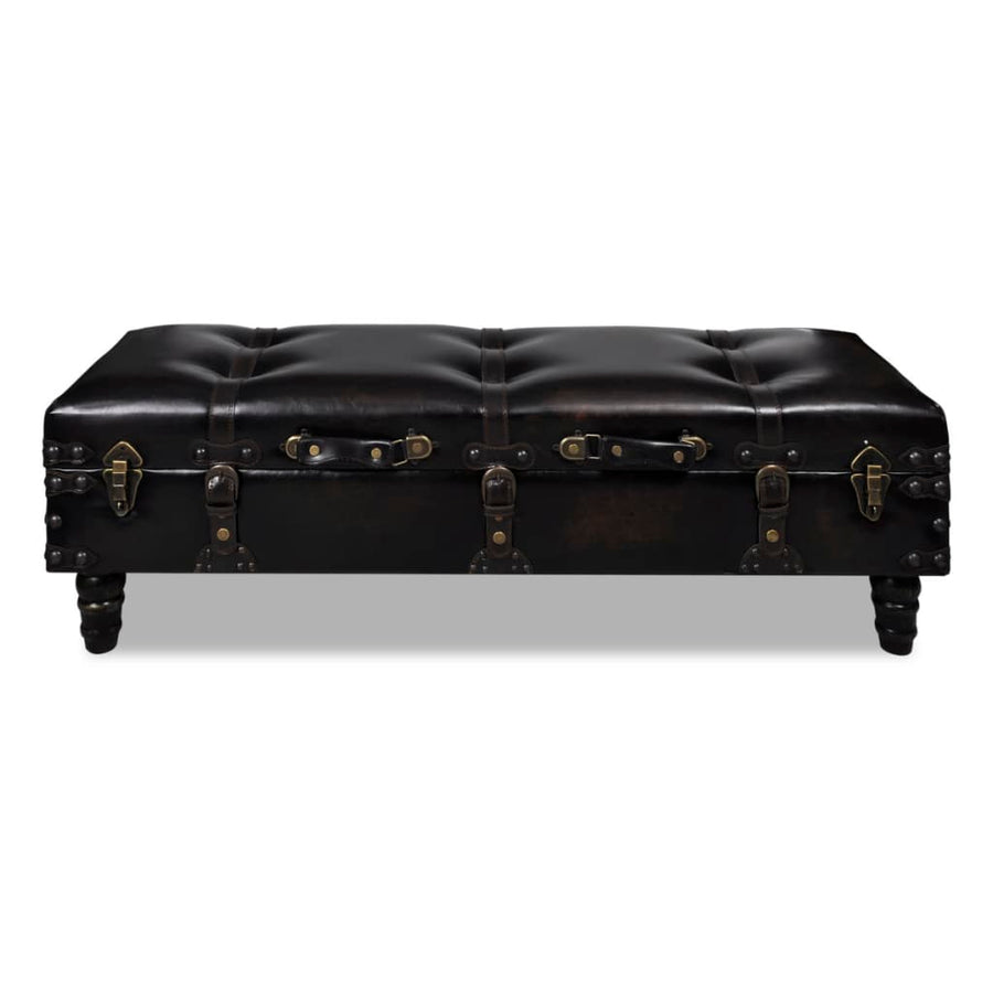 Panca Contenitore in MDF 111 x 34 x 37 cm Marrone - immagine 1 | SolPatio