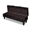 vidaXL Panca Contenitore in MDF 111 x 34 x 37 cm Marrone - Image 2 of 5