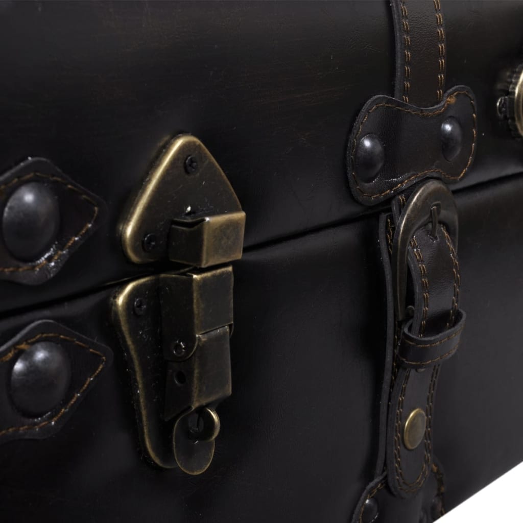 vidaXL Panca Contenitore in MDF 111 x 34 x 37 cm Marrone - Image 3 of 5