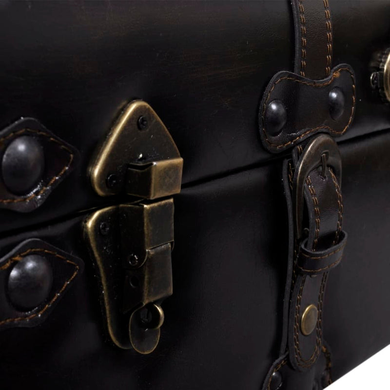 vidaXL Panca Contenitore in MDF 111 x 34 x 37 cm Marrone - Image 3 of 5