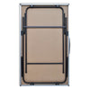 vidaXL Set 3 Tavoli da Lavoro Pieghevoli in MDF e Ferro 100x60x82 cm Nero - Image 4 of 5