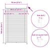 Tenda plissè 70x100cm bianca - Image 9 of 9