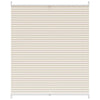 vidaXL Tenda Plissè con Tessuto Crepe 100 x 125 cm Crema - Image 2 of 9