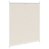 vidaXL Tenda Plissè con Tessuto Crepe 100 x 125 cm Crema - Image 3 of 9