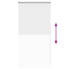 vidaXL Tenda a Rullo Oscurante 100% Poliestere 40 x 100 cm Bianco - Image 8 of 16