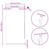 vidaXL Tenda a rullo oscurante 44,4x100 cm Tessuto Larghezza 40 cm Nero - Image 16 of 16